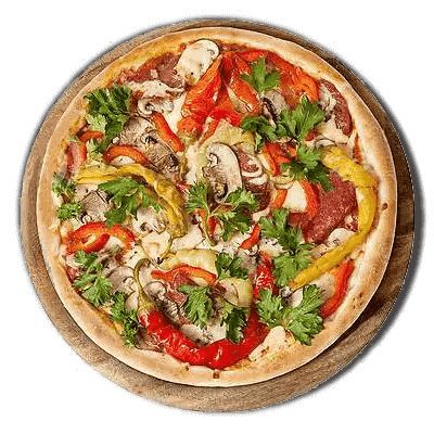 pizza con chiles