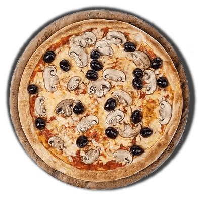 pizza de champiñones